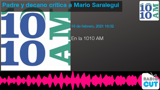 Padre y decano crítica a Mario Saralegui | RadioCut Uruguay